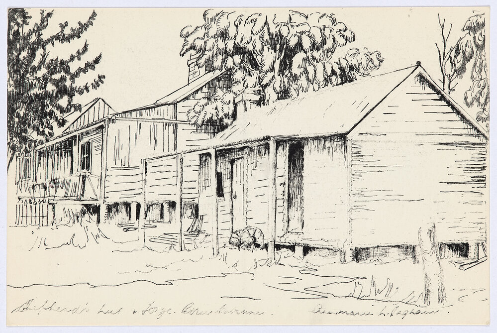 Shepherd's hut and forge, Boree Cabonne