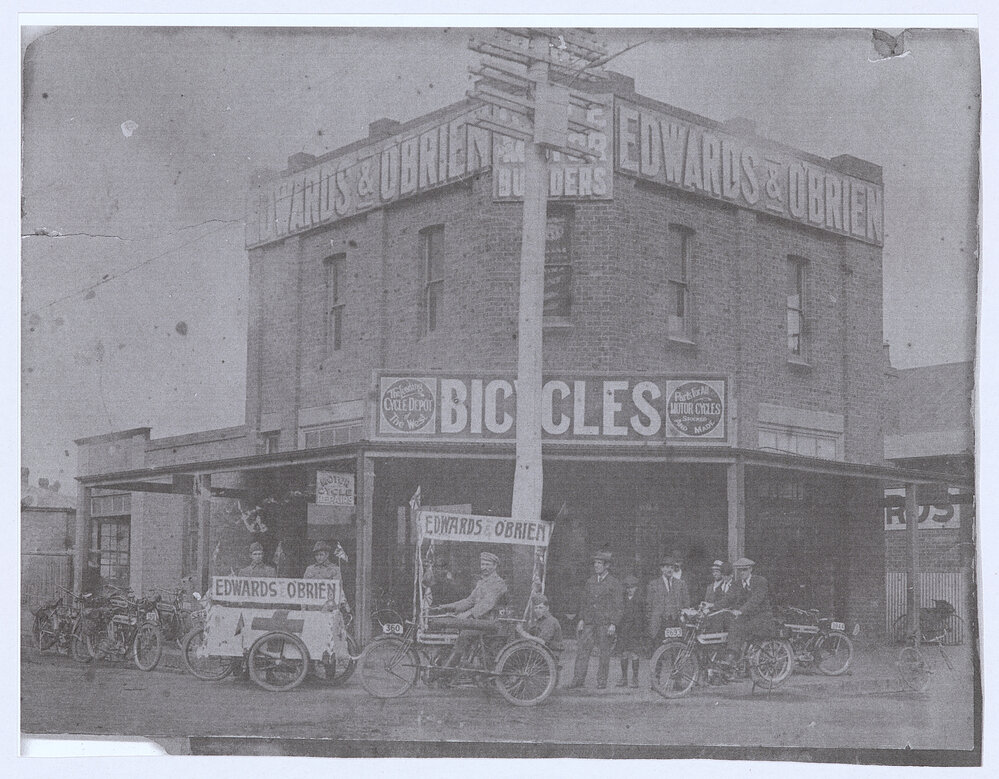 Edwards and O'Brien cycle shop, Orange
