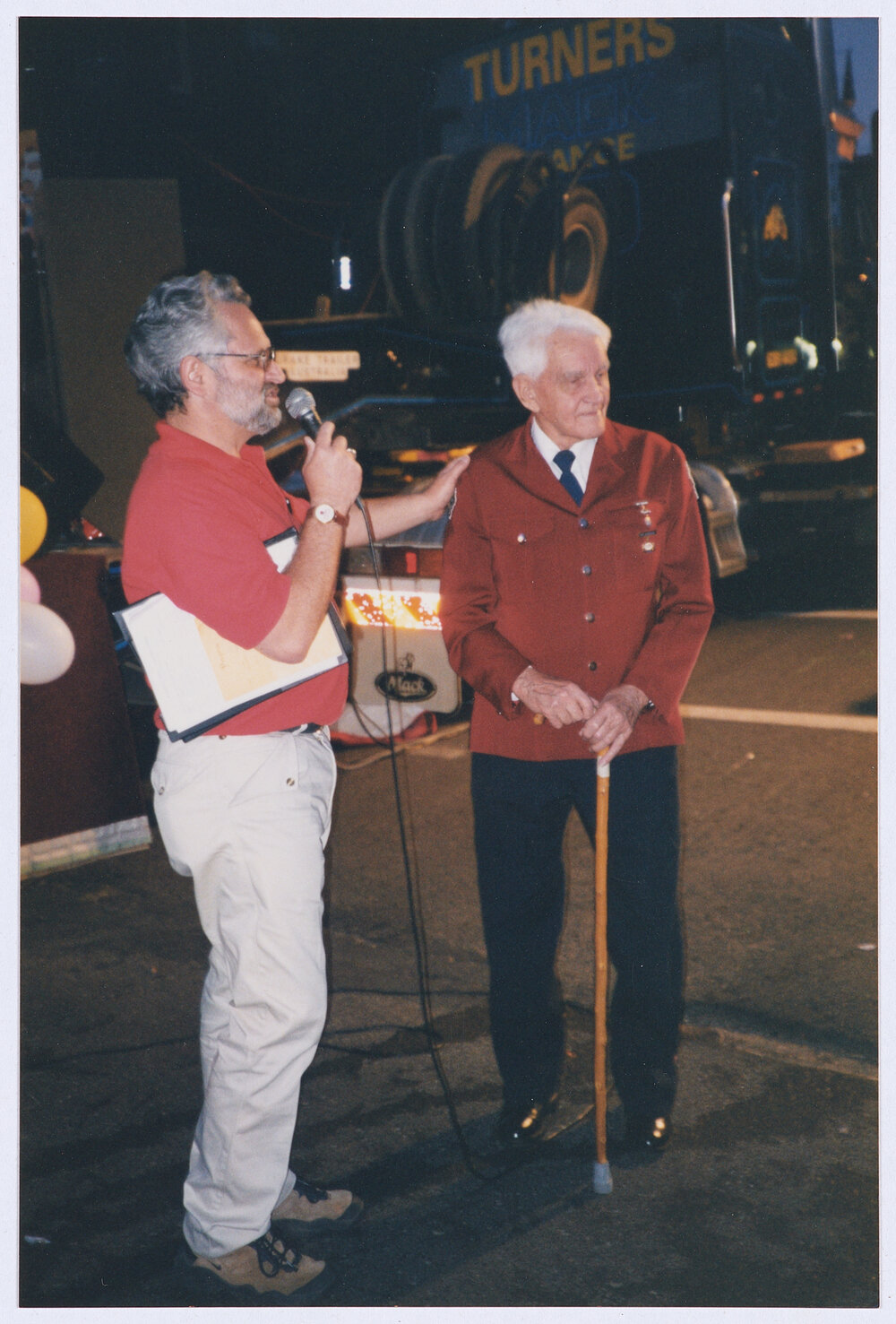 Michael Milston and Harry Sloggett