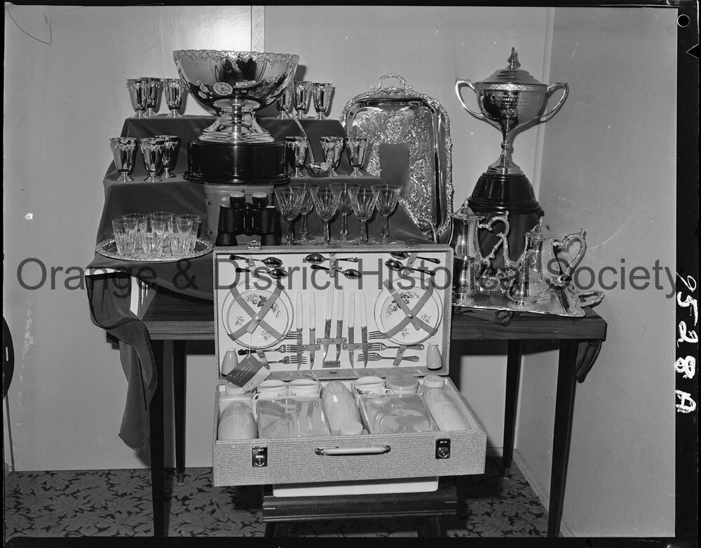 Orange Cup trophies at Angus &amp; Coote