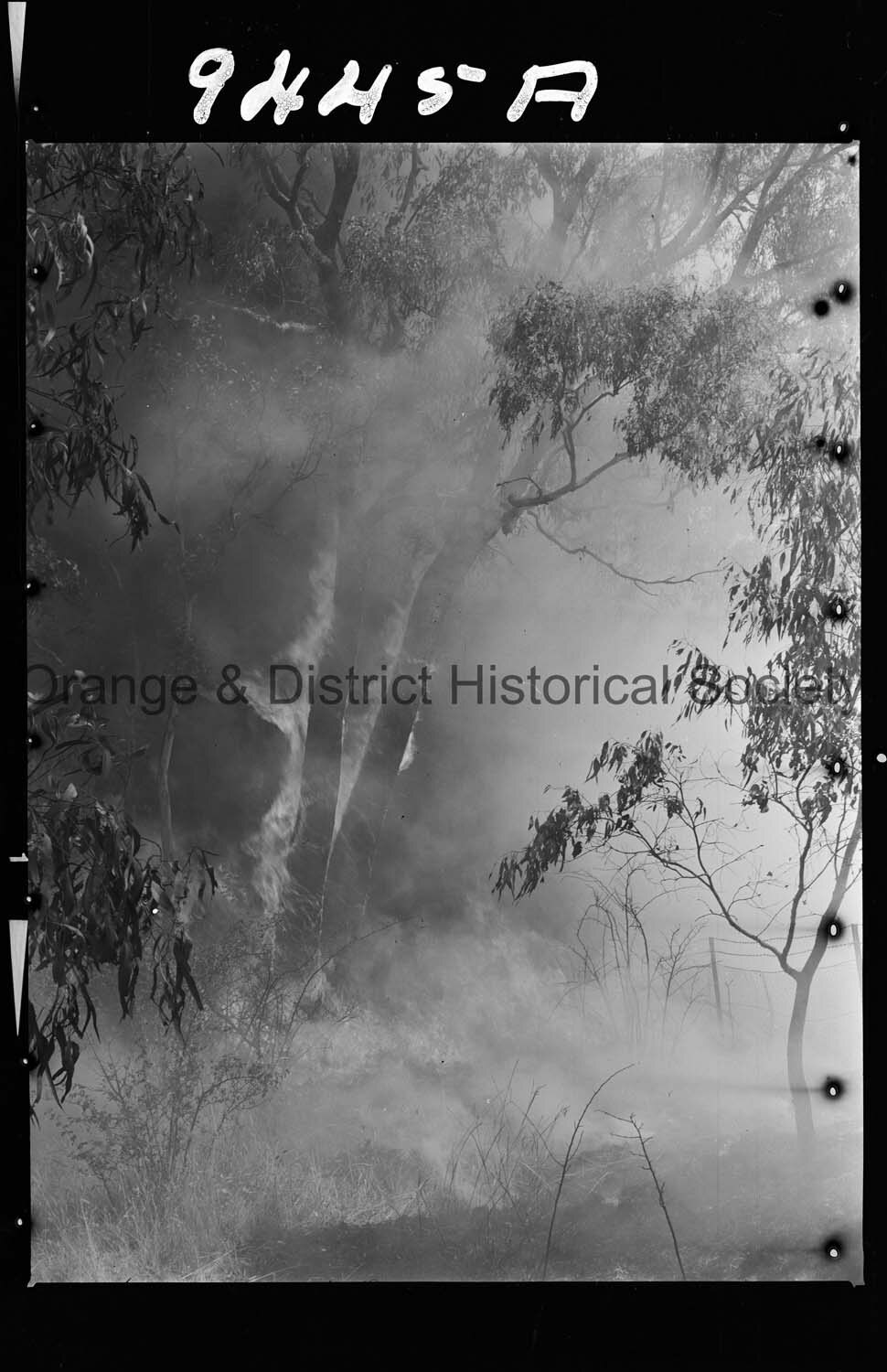 Bushfire west of Orange
