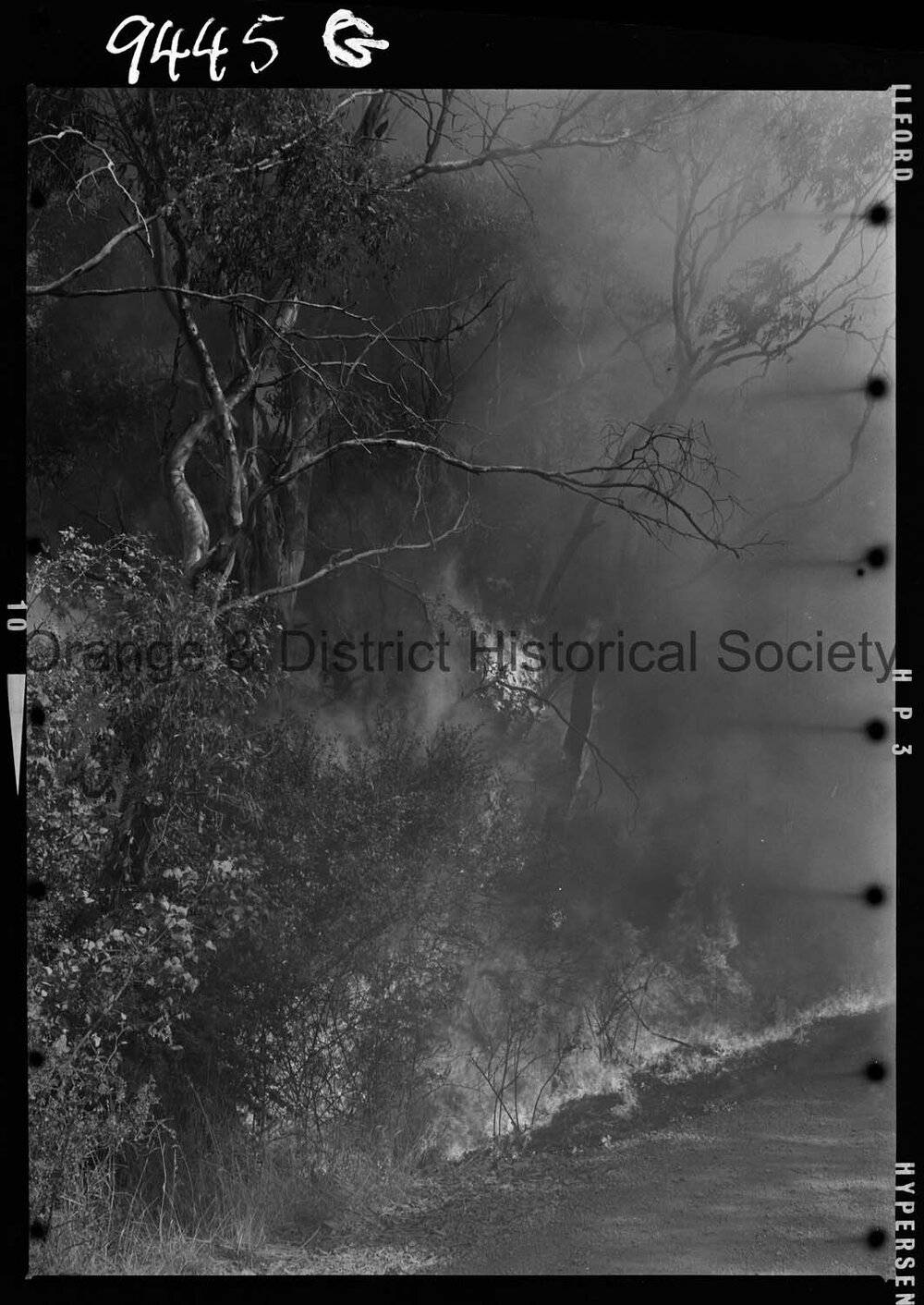 Bushfire west of Orange