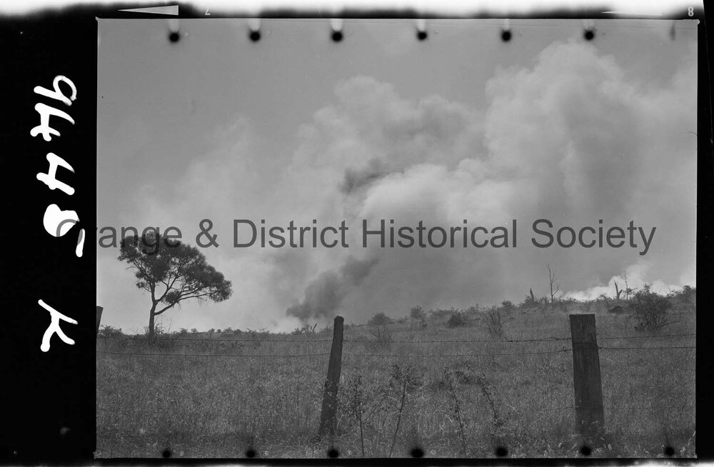 Bushfire west of Orange