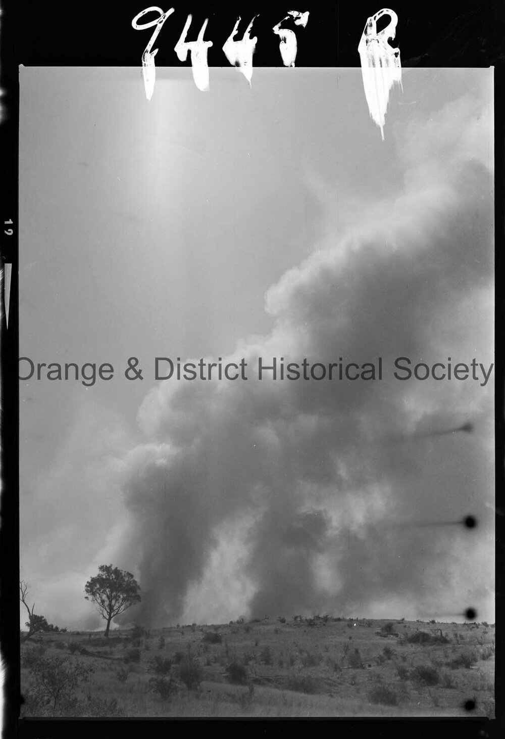 Bushfire west of Orange