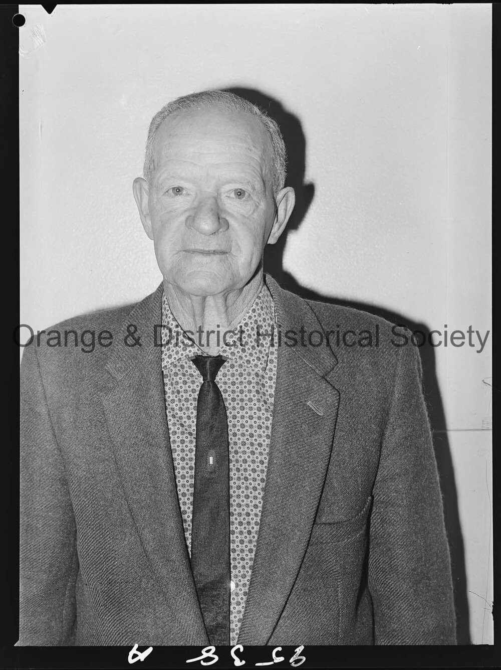 Passport photo Mr H C Manning