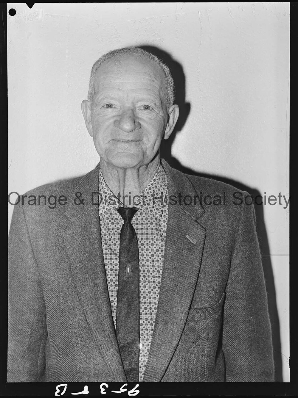 Passport photo Mr H C Manning