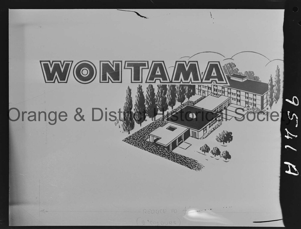 Copy artist's impression of Wontama Home for the Aged