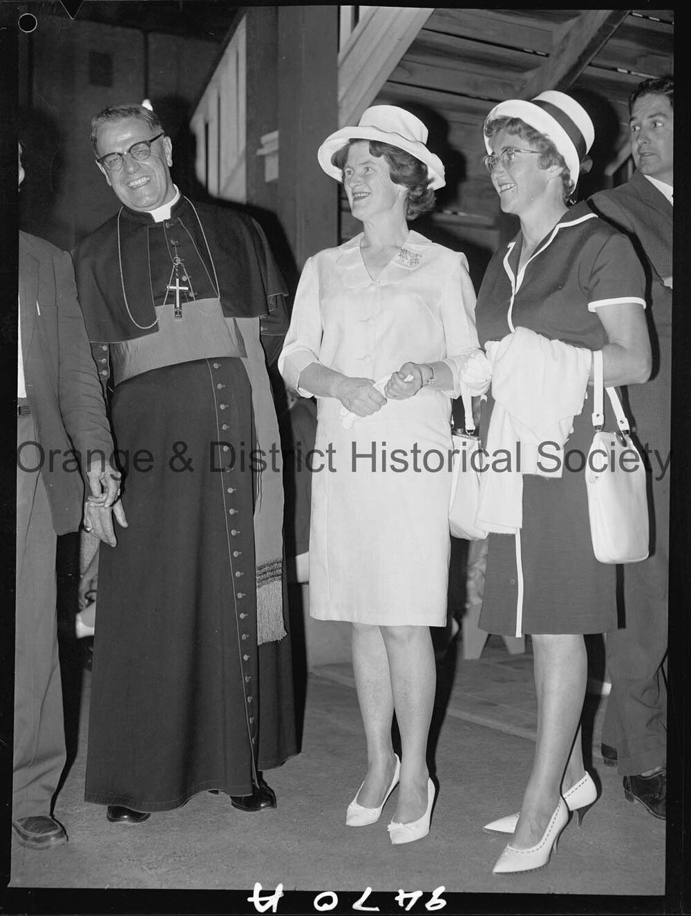 Catholic Bishop of Bathurst, the Reverend Dr A R Thomas visits Orange
