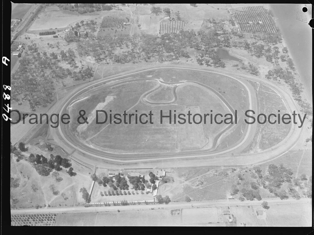 Aerial photograph of Towac Motor Racing Circuit