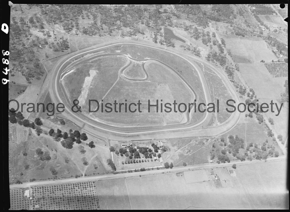 Aerial photograph of Towac Motor Racing Circuit