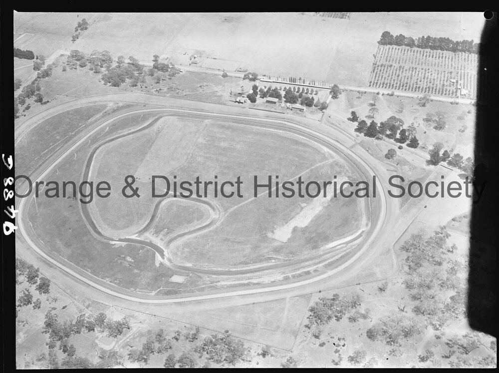 Aerial photograph of Towac Motor Racing Circuit