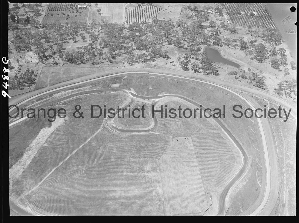 Aerial photograph of Towac Motor Racing Circuit