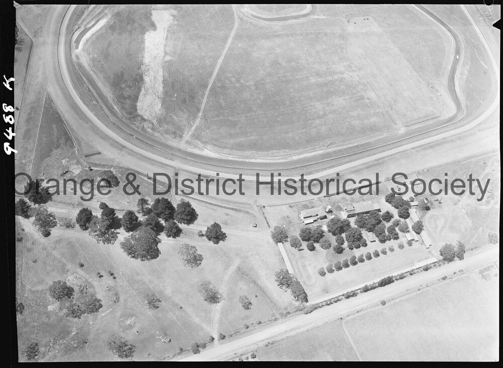 Aerial photograph of Towac Motor Racing Circuit