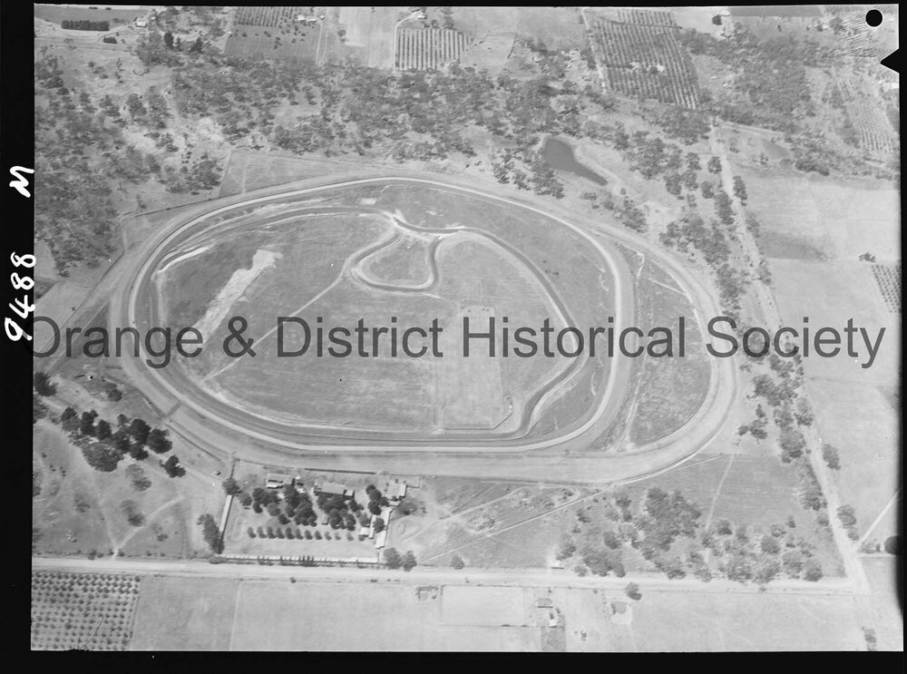 Aerial photograph of Towac Motor Racing Circuit