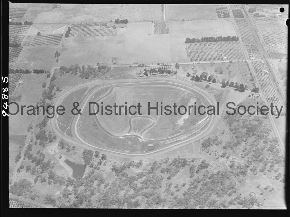 Aerial photograph of Towac Motor Racing Circuit