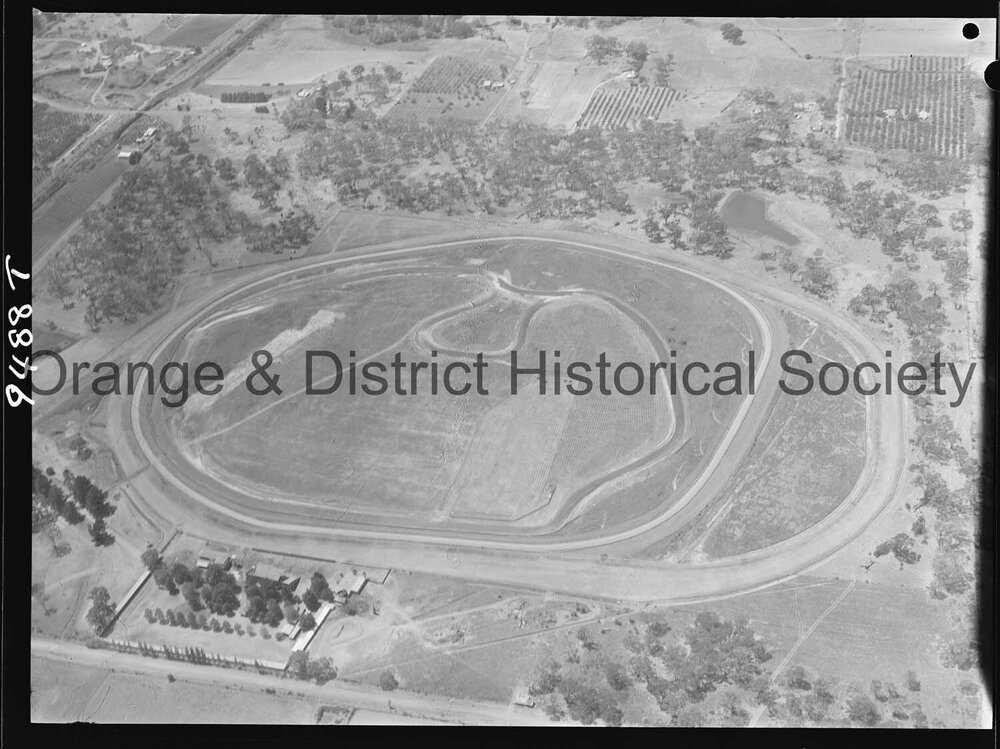 Aerial photograph of Towac Motor Racing Circuit