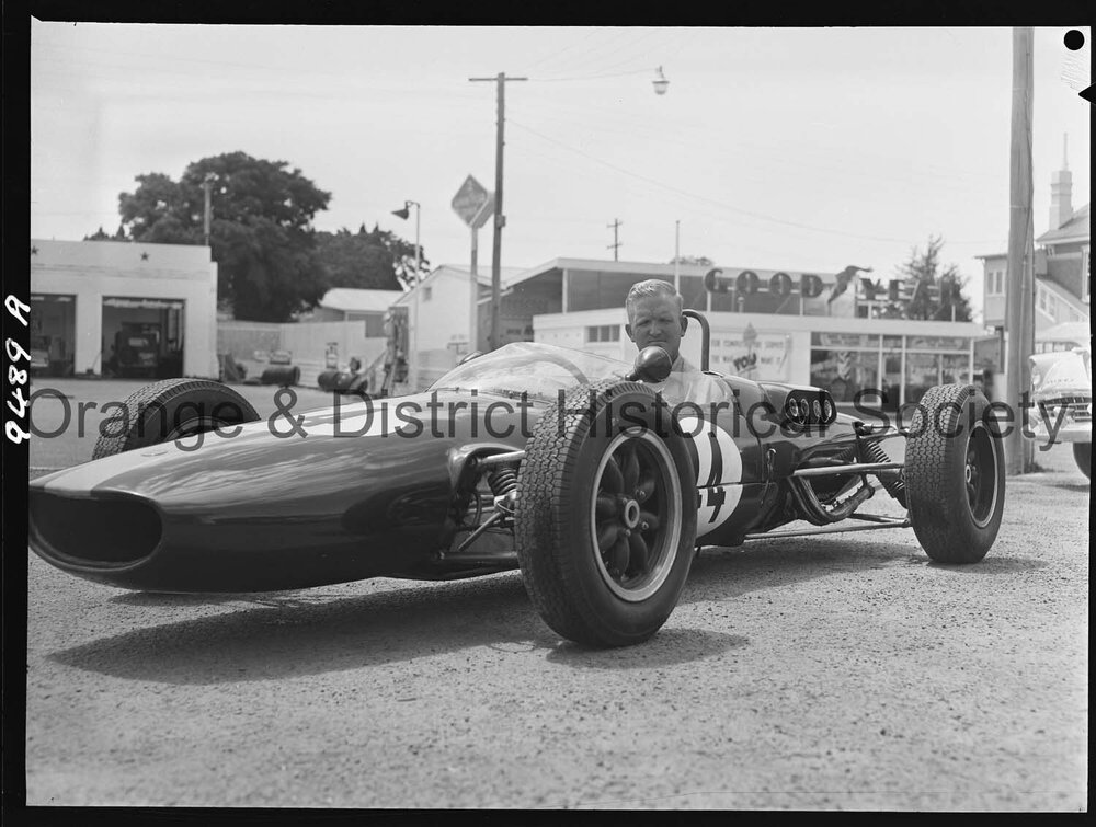 Max Stewart in his Rennmax racing car