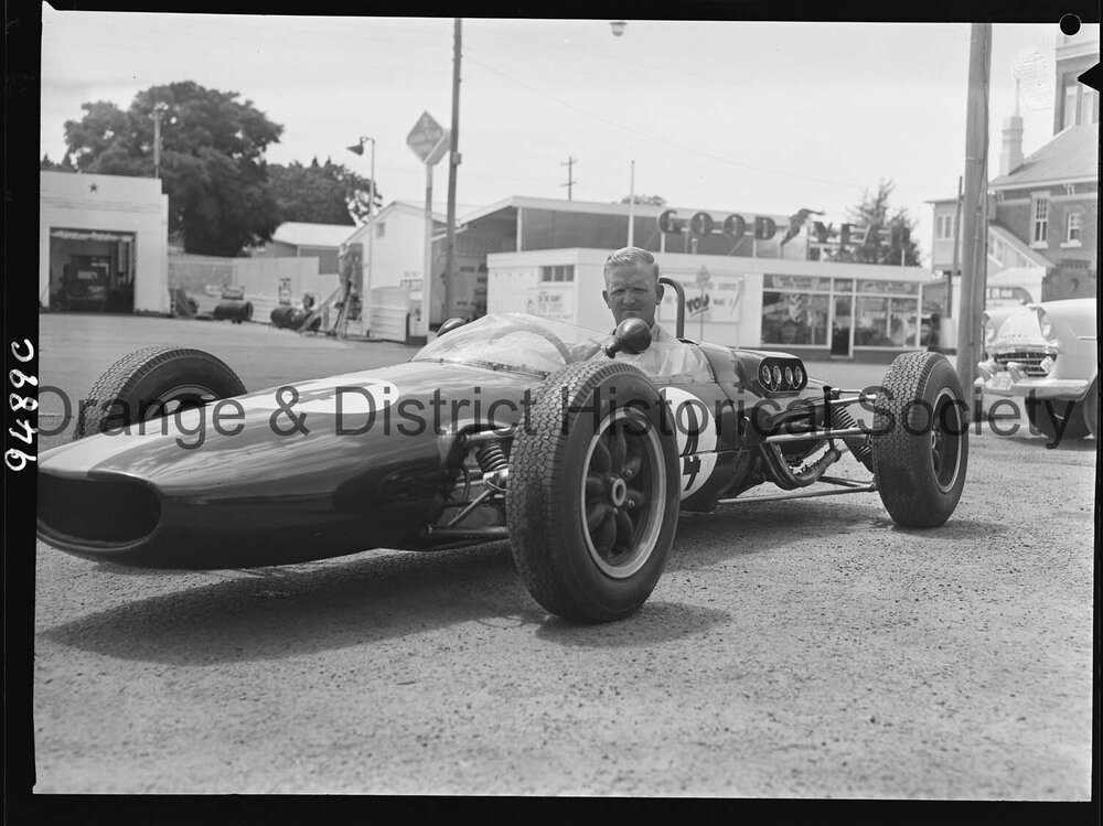 Max Stewart in his Rennmax racing car