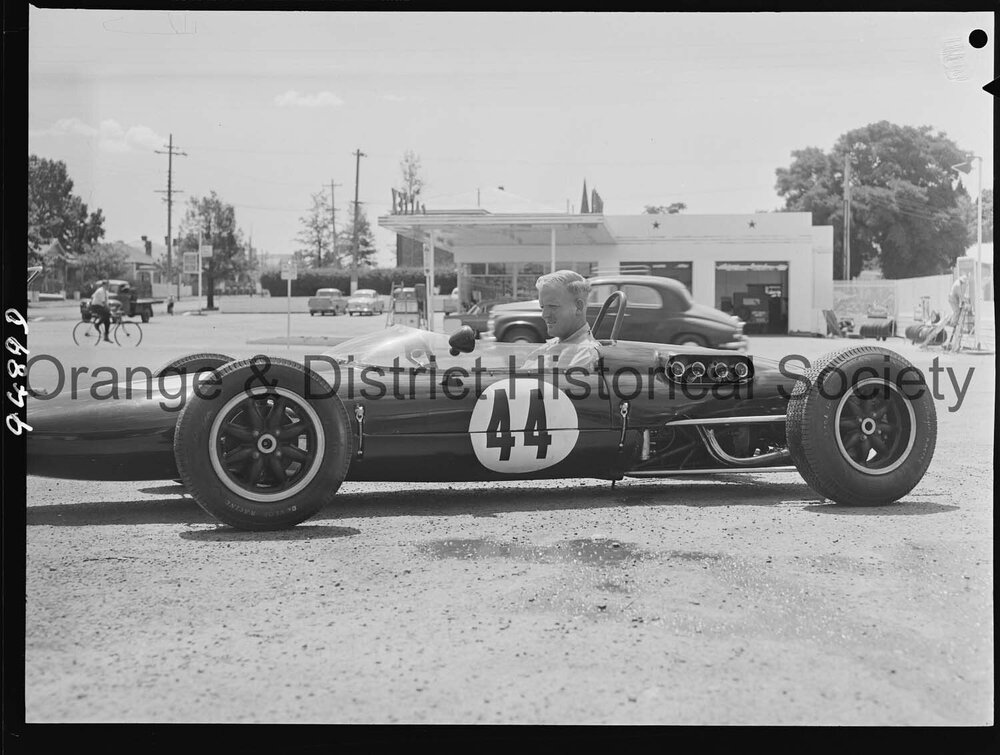Max Stewart in his Rennmax racing car