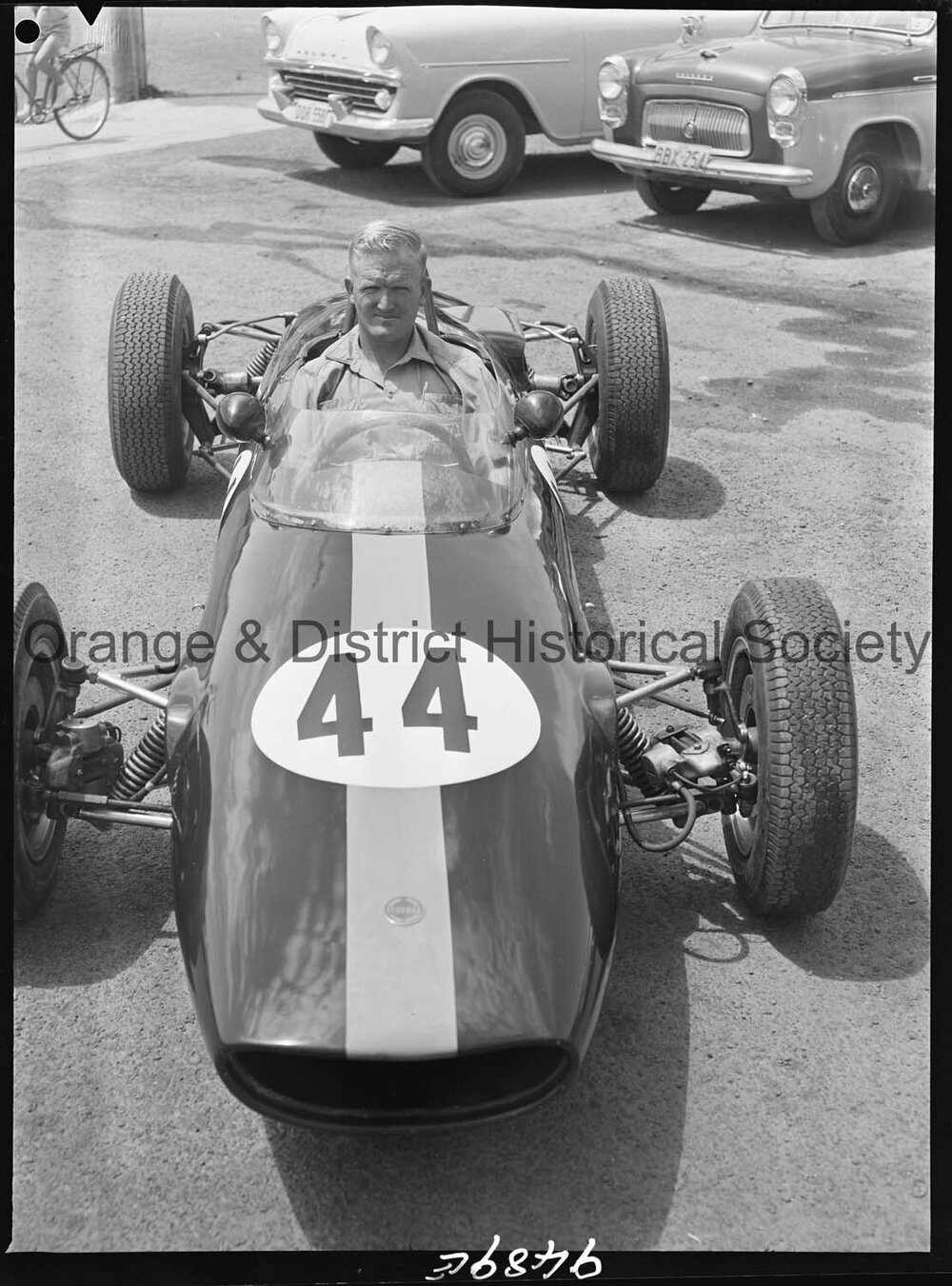 Max Stewart in his Rennmax racing car