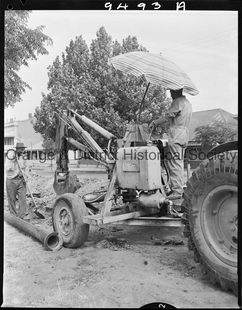 Don Lidgard at work in Byng Street