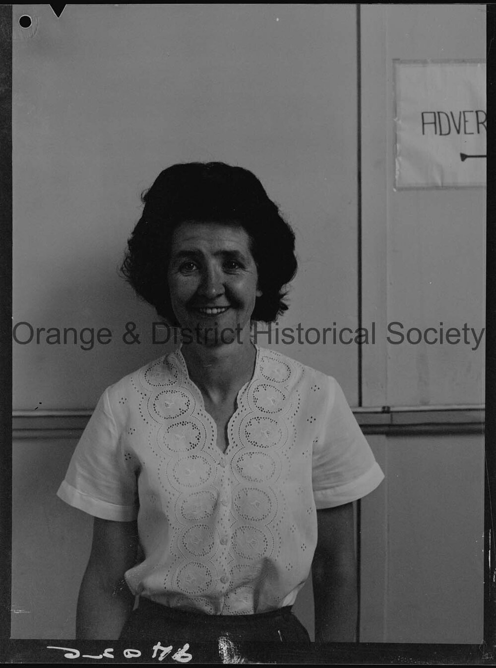Passport photo Mrs Walsh