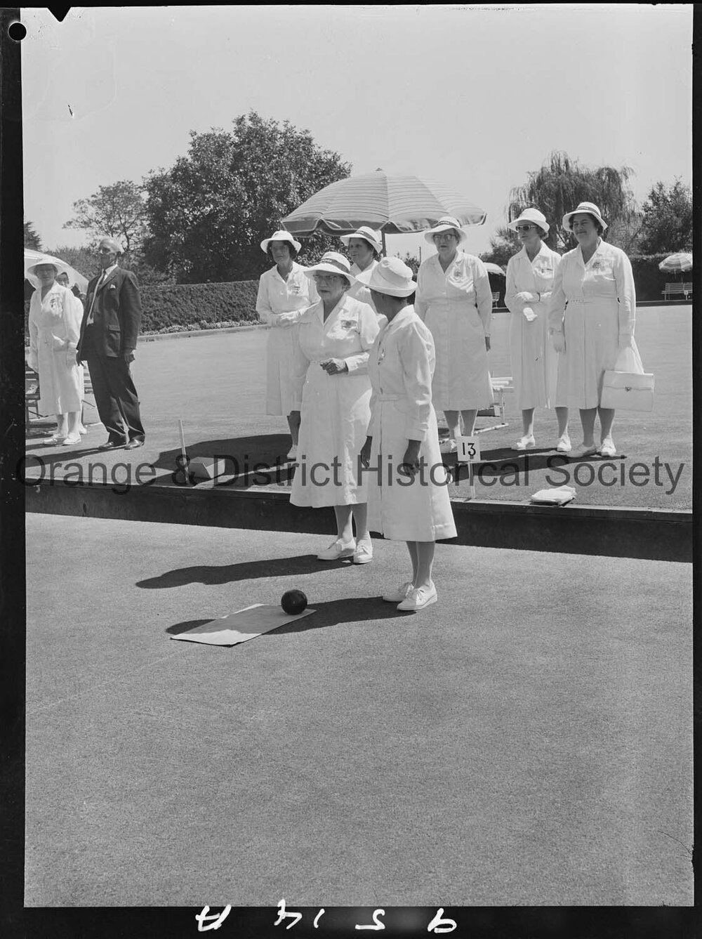 Official opening of Newstead Womens' Bowling Club