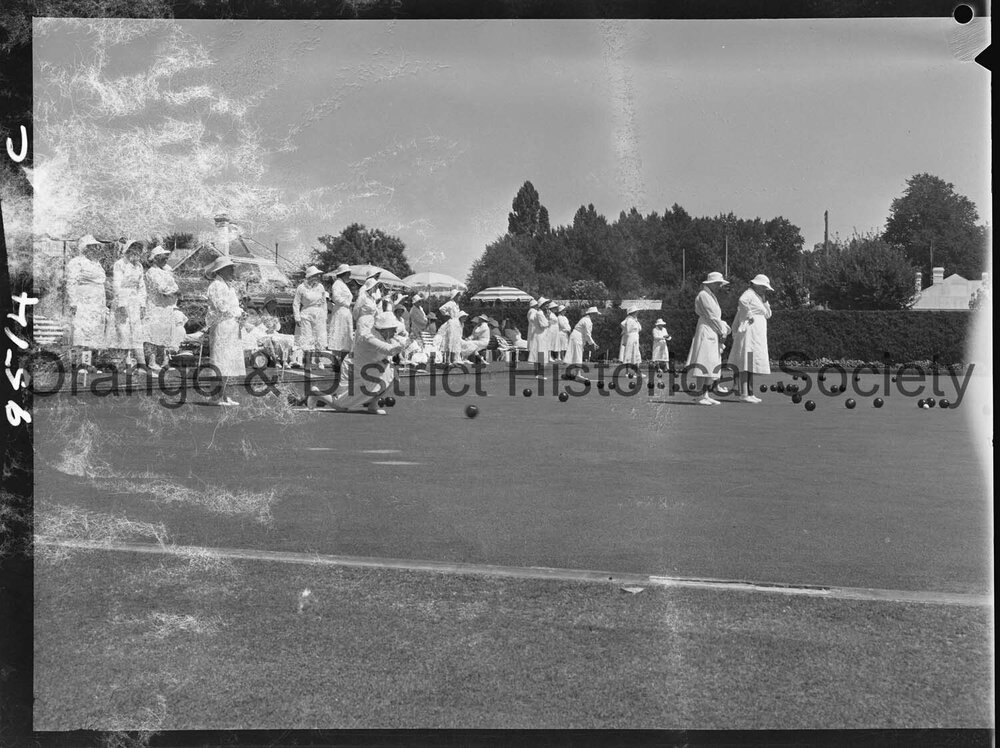 Official opening of Newstead Womens' Bowling Club