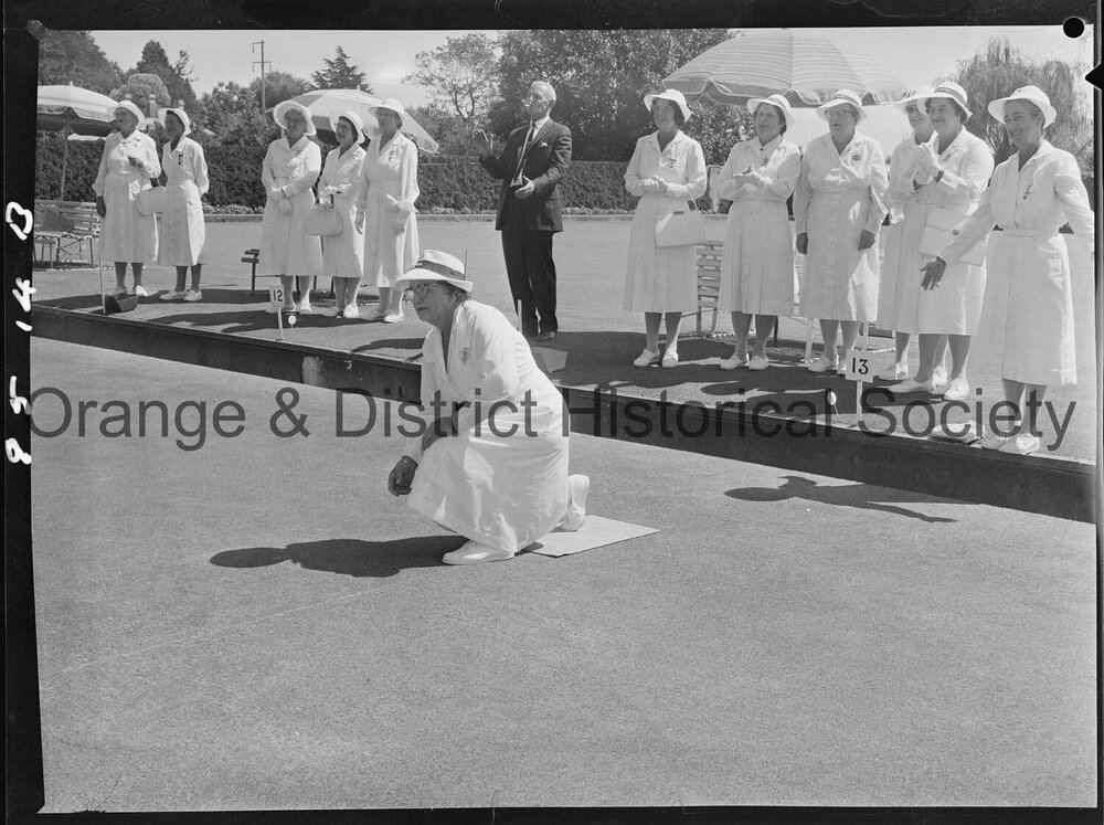 Official opening of Newstead Womens' Bowling Club