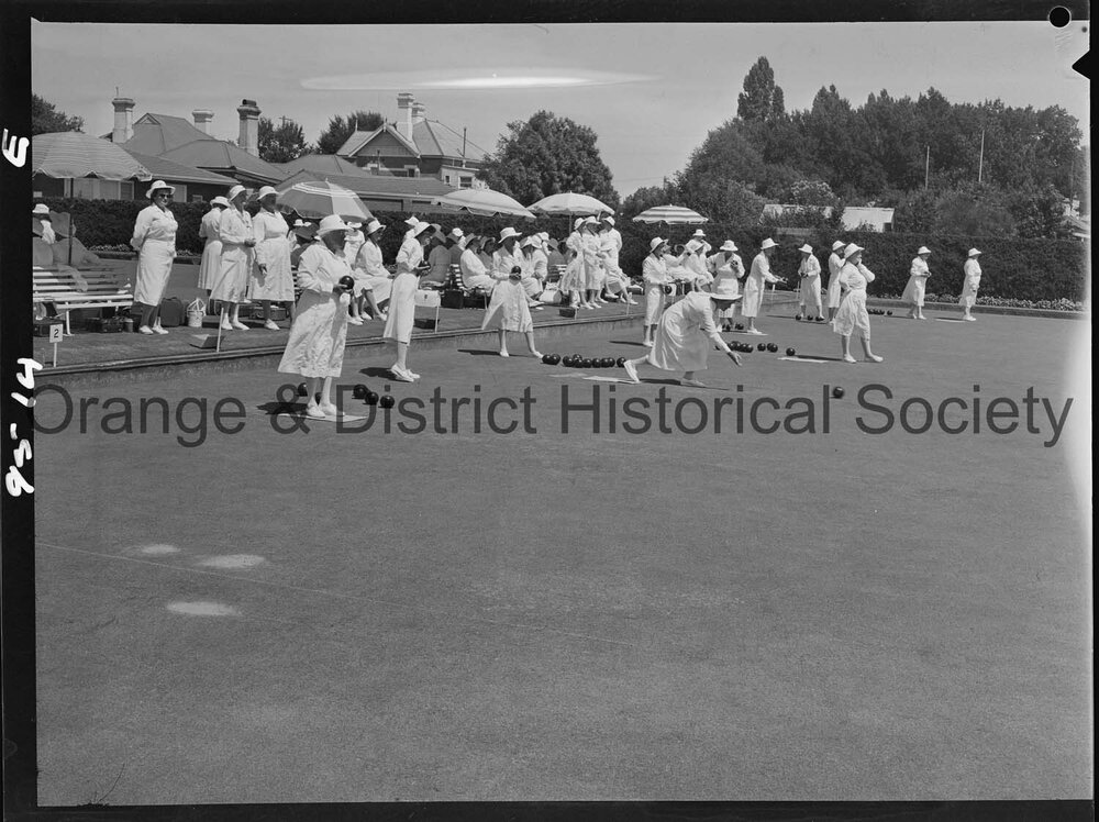 Official opening of Newstead Womens' Bowling Club