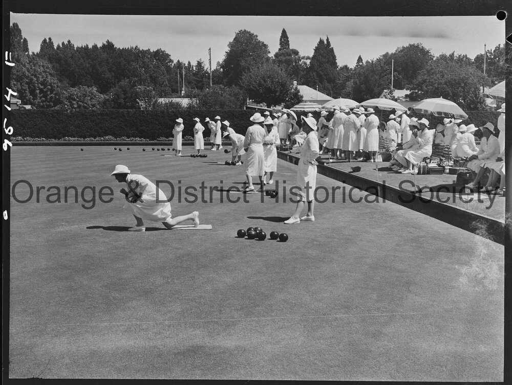 Official opening of Newstead Womens' Bowling Club