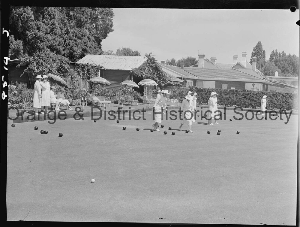 Official opening of Newstead Womens' Bowling Club