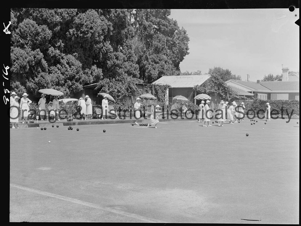 Official opening of Newstead Womens' Bowling Club