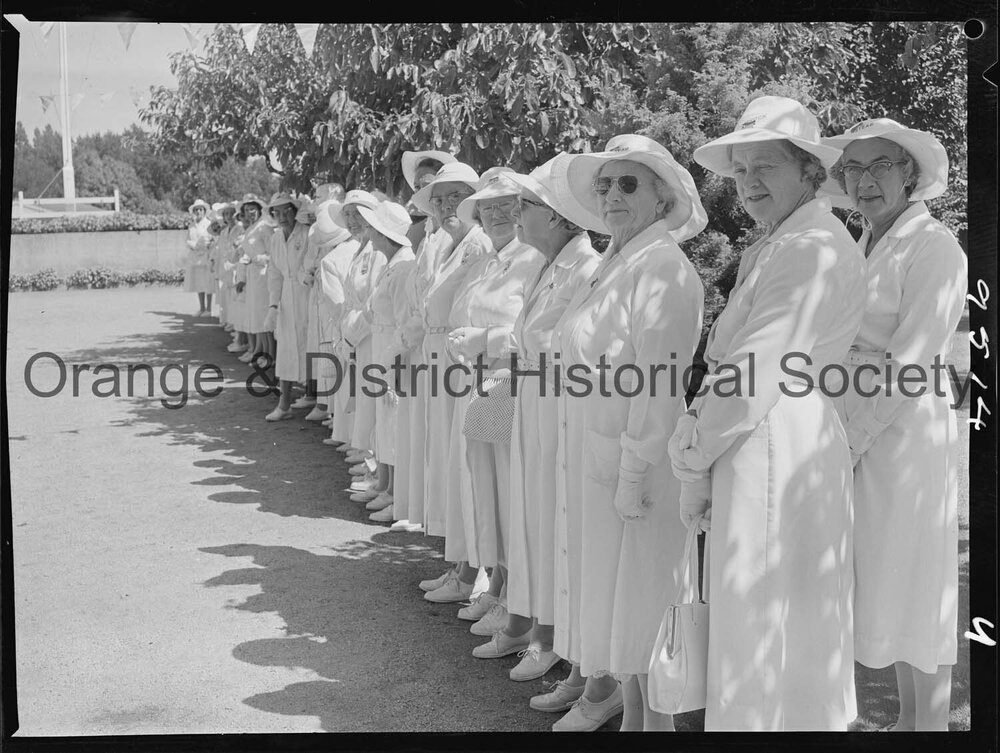 Official opening of Newstead Womens' Bowling Club