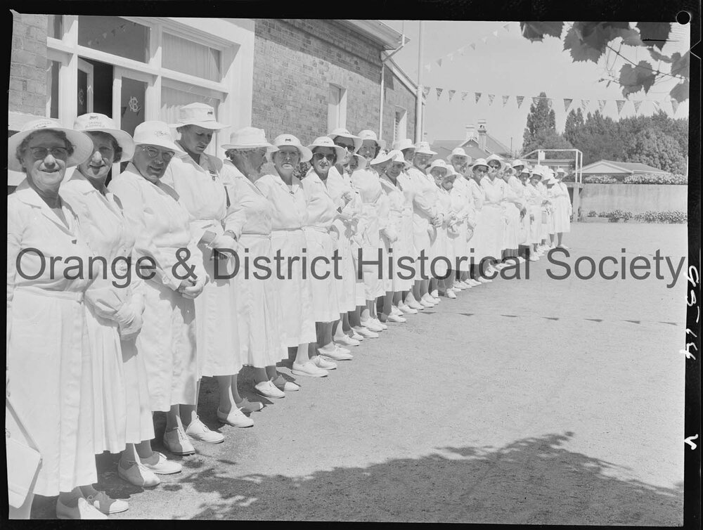 Official opening of Newstead Womens' Bowling Club
