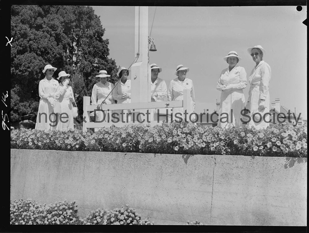 Official opening of Newstead Womens' Bowling Club