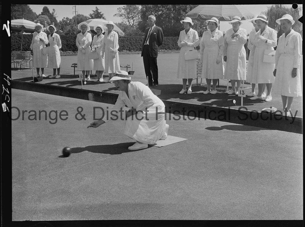 Official opening of Newstead Womens' Bowling Club