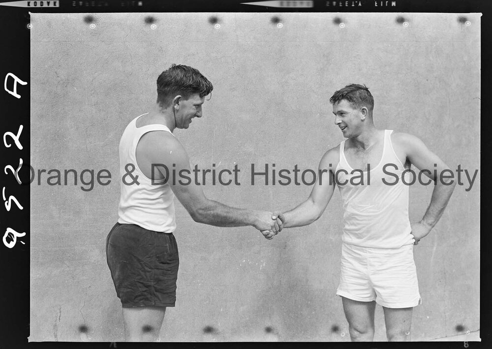 Handball exhibition double match with Carl Wilkins and Joe Fahy