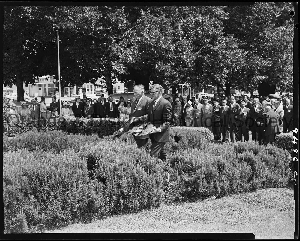 Tribute for Sir Winston Churchill at Robertson Park