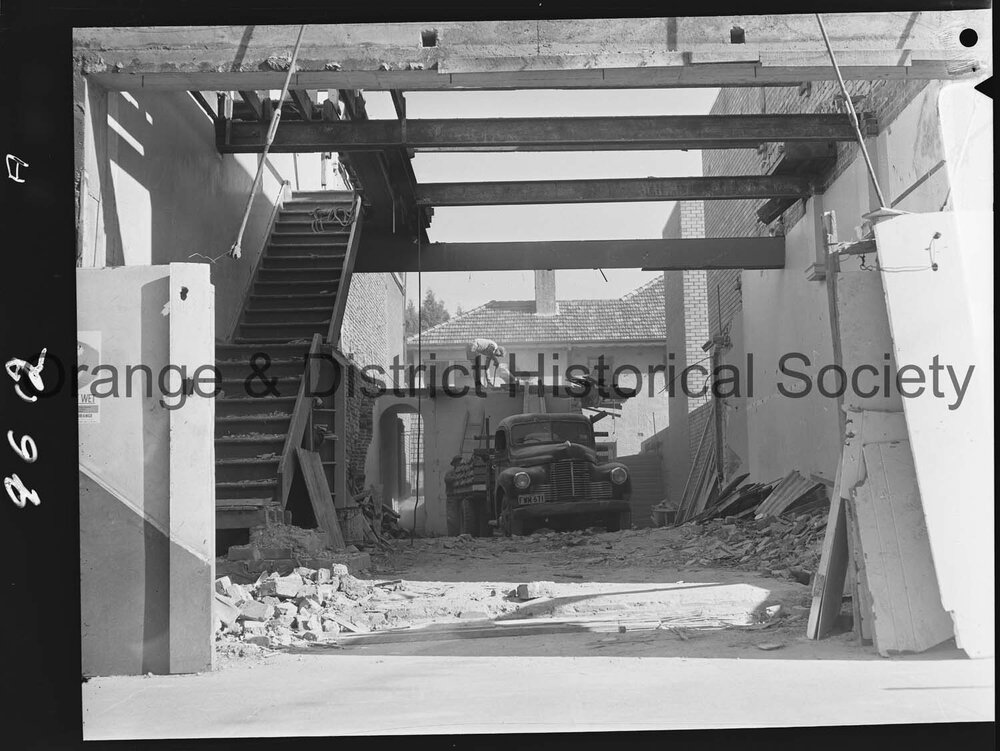 Demolition of the Edward Jones Ltd building