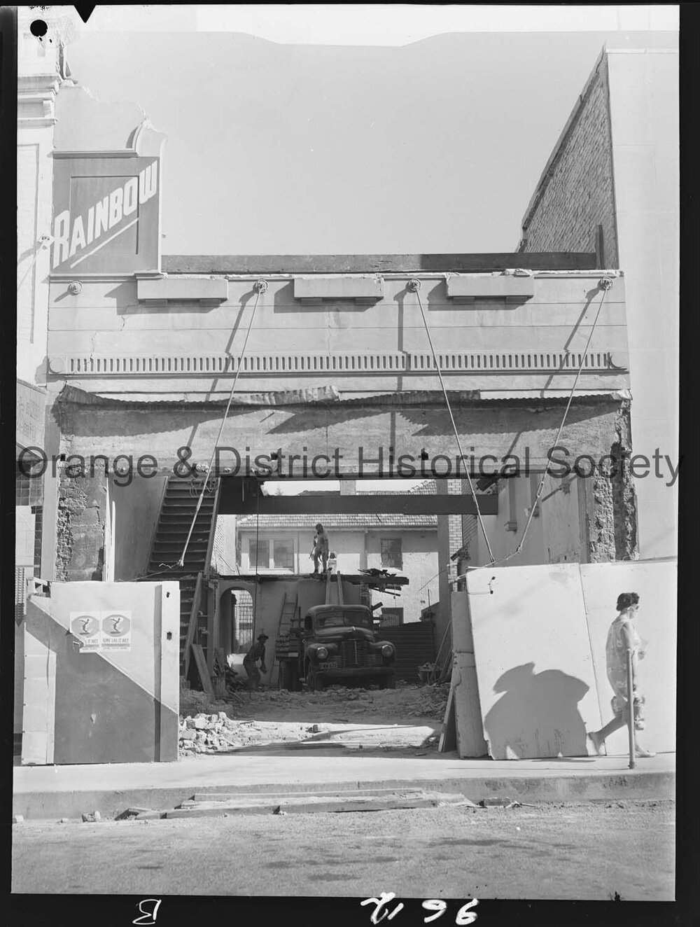 Demolition of the Edward Jones Ltd building