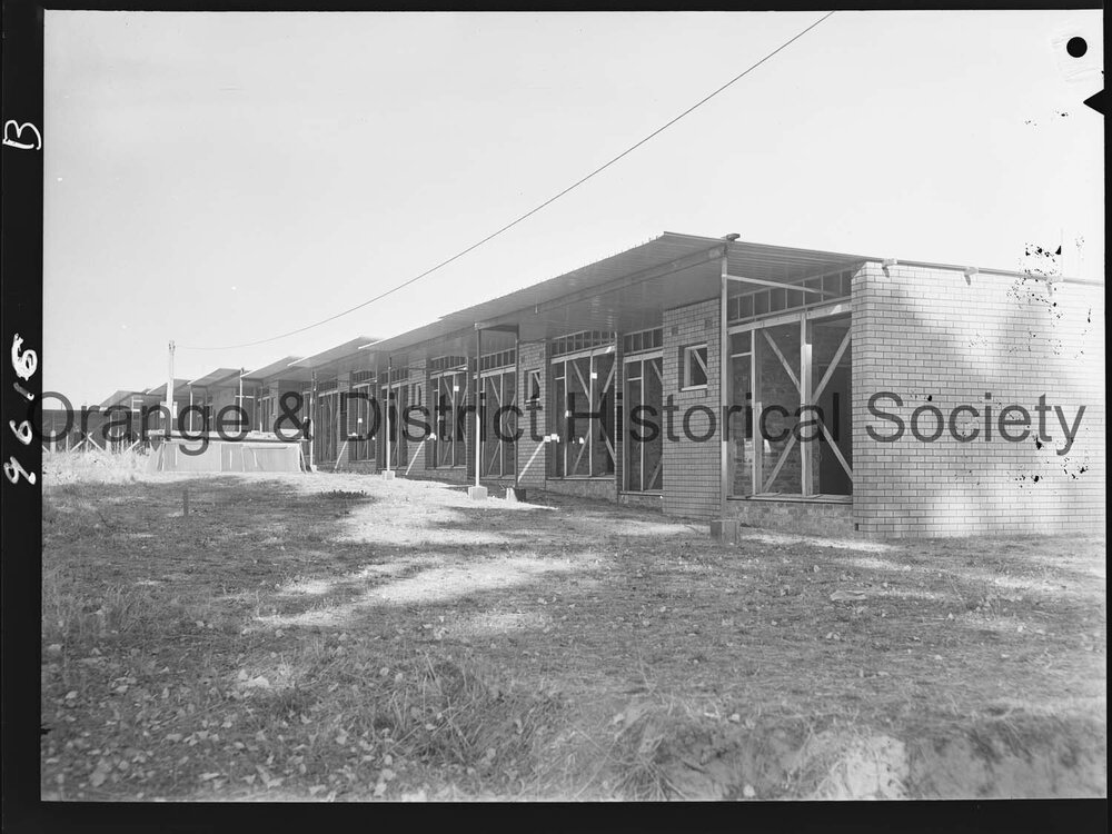 Crossman's Motel under construction