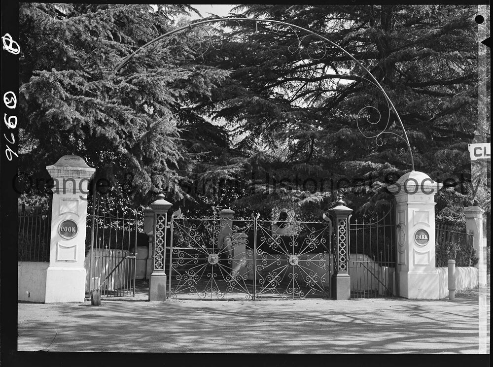 Cook Park entrance