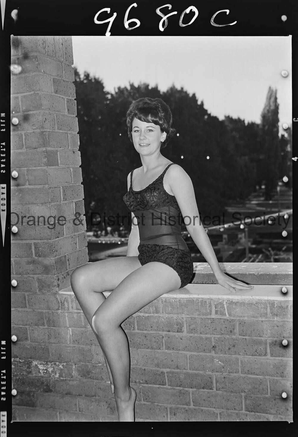 Swim suit fashion model