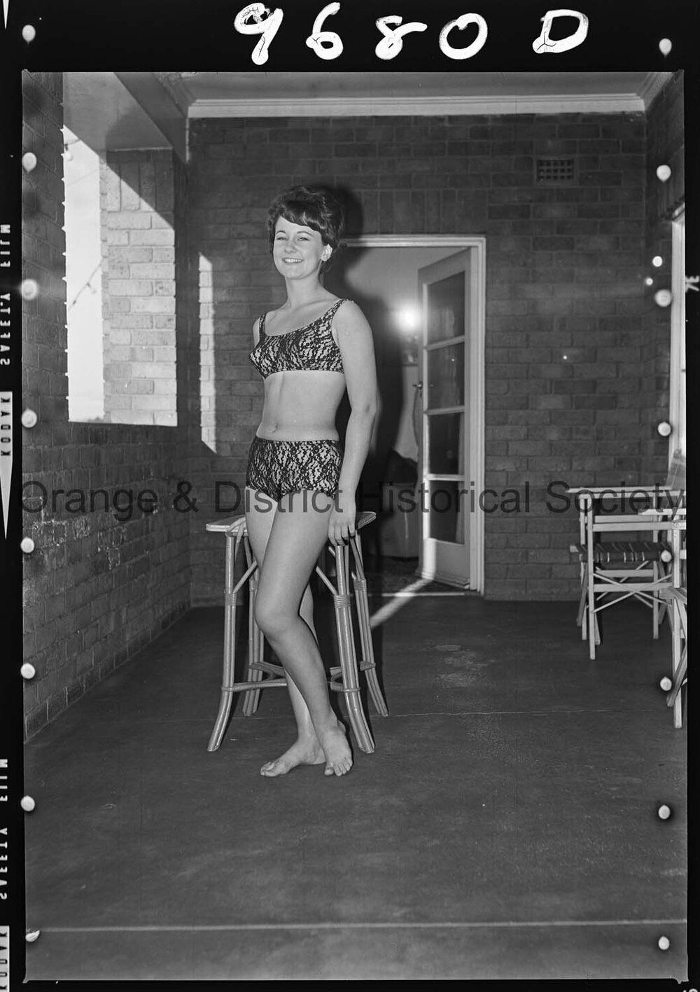 Swim suit fashion model