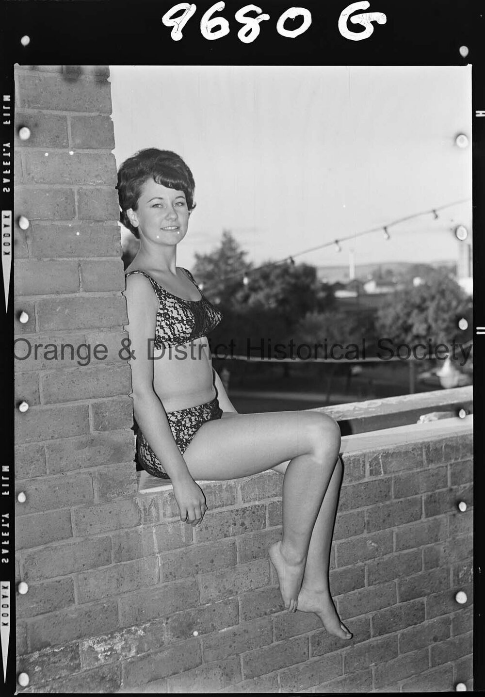 Swim suit fashion model