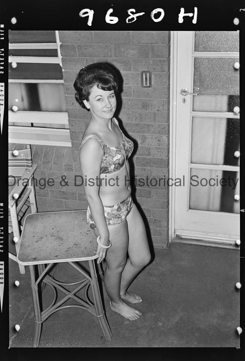 Swim suit fashion model