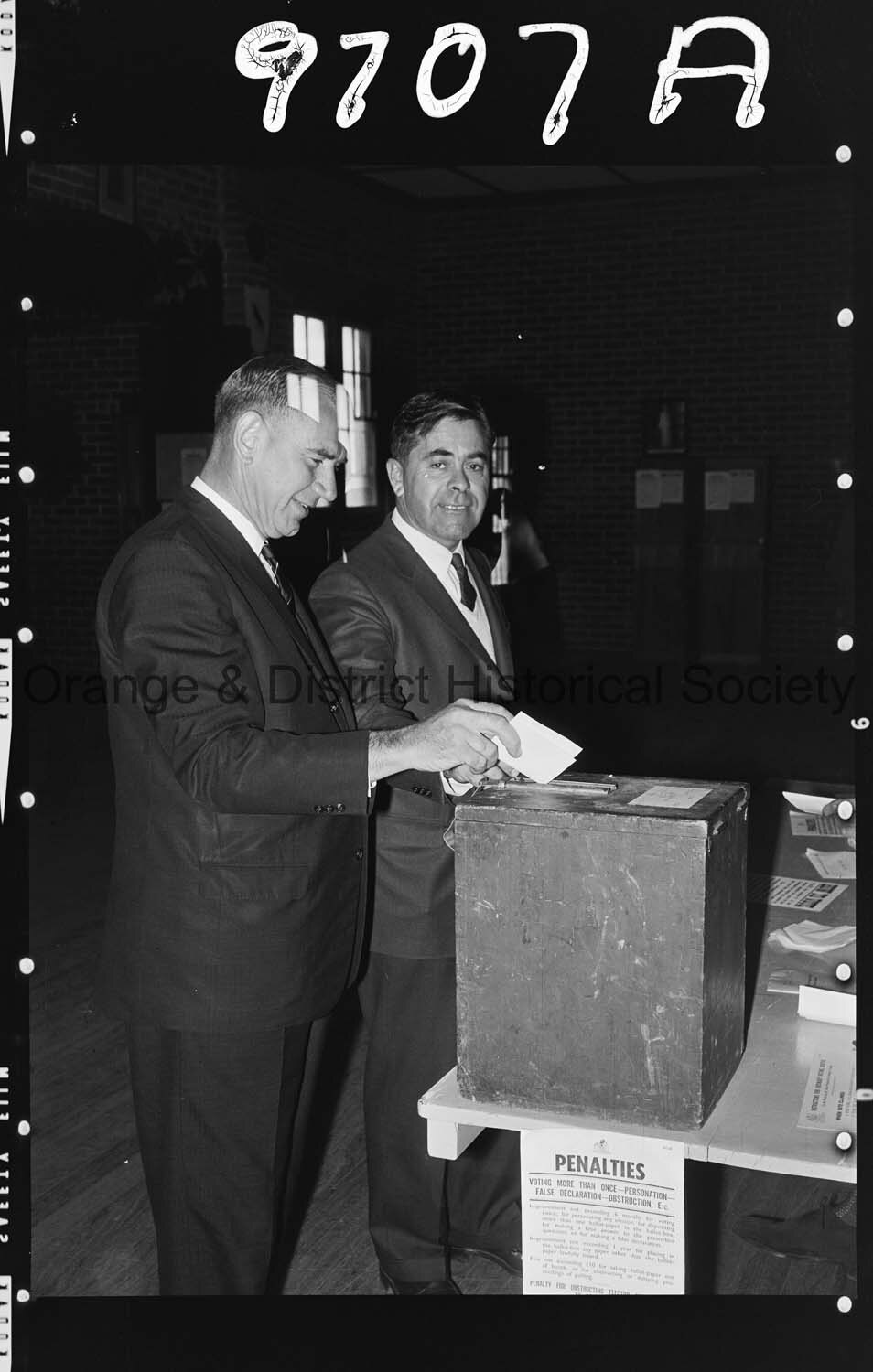 Charles Cutler and his campaign director