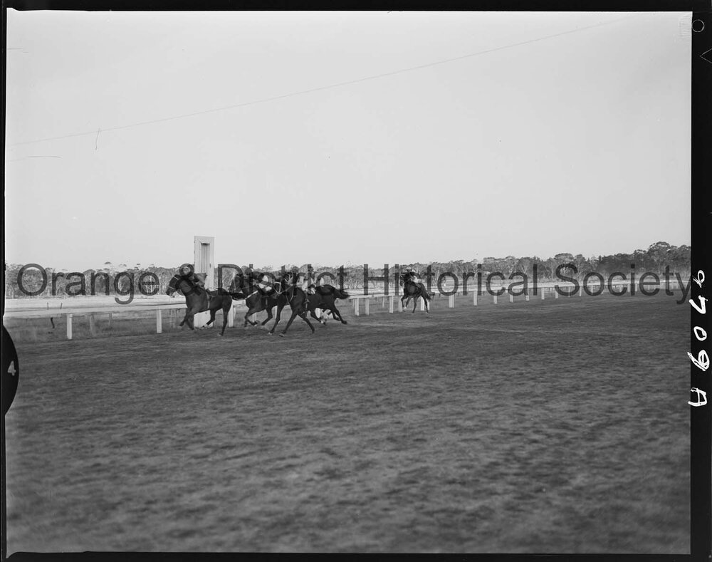 Orange race finishes