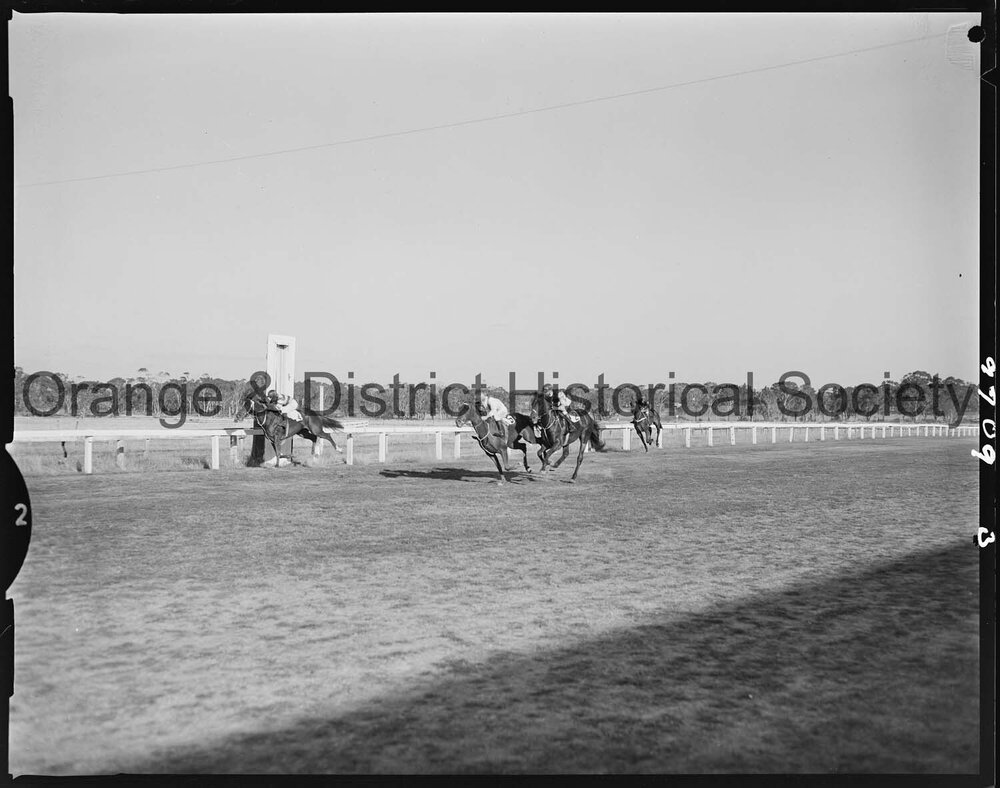 Orange race finishes